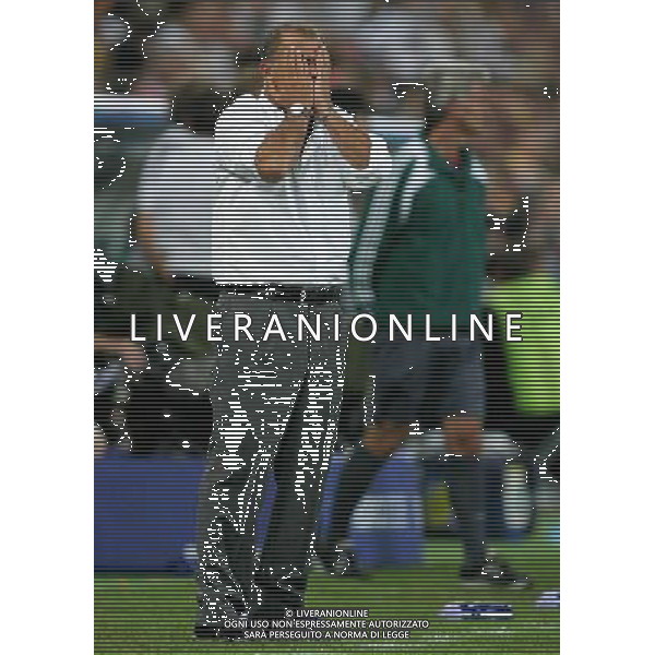 Germania - Turchia 25.06.2008 semifinali Europei nella foto la delusione di Fatih Terim copyright by firo sportphoto/Ag. Aldo Liverani Sas - ITALY ONLY -