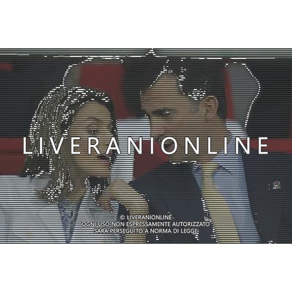 Russia - Spagna Semifinali Europei 26/06/2008 nella foto il Principe Felipe di Borbone di Spagna e la moglie Letizia Ortiz ph luzzani/Ag. Aldo Liverani Sas