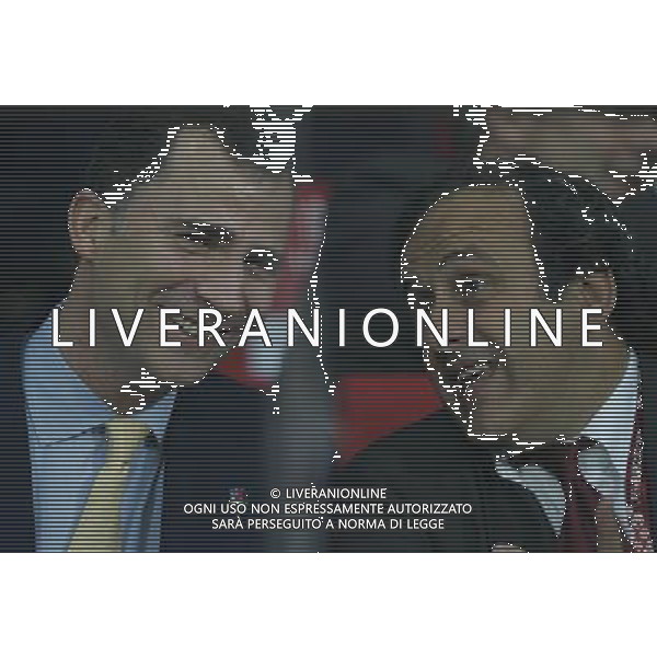 Russia - Spagna Semifinali Europei 26/06/2008 nella foto Principe Felipe di Borbone di Spagna con Michel Platini ph luzzani/Ag. Aldo Liverani Sas