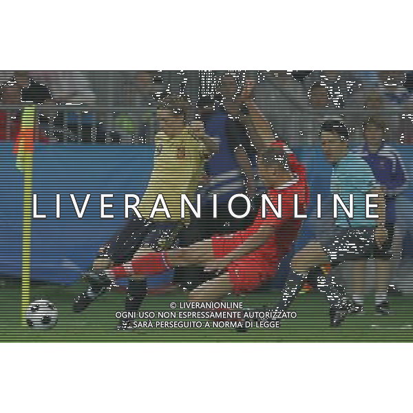 Russia - Spagna Semifinali Europei 26/06/2008 nella foto fernando torres e berezutski ph luzzani/Ag. Aldo Liverani Sas