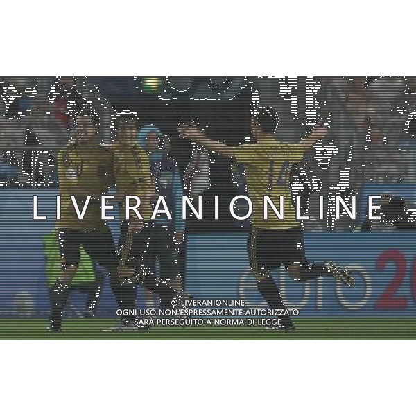 Russia - Spagna Semifinali Europei 26/06/2008 nella foto esultanza dopo il gol di david silva ph luzzani/Ag. Aldo Liverani Sas