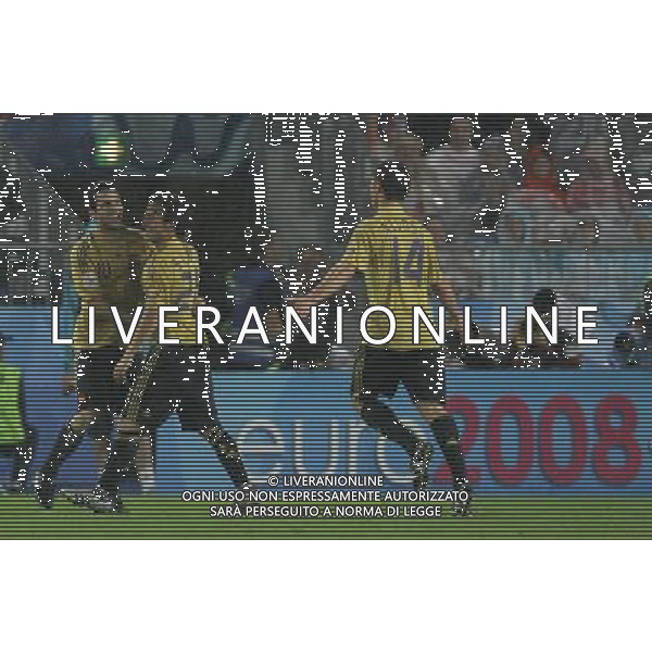 Russia - Spagna Semifinali Europei 26/06/2008 nella foto esultanza dopo il gol di david silva ph luzzani/Ag. Aldo Liverani Sas
