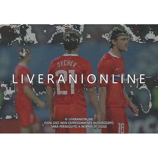 Russia - Spagna Semifinali Europei 26/06/2008 nella foto la delusione di sychev e zhirkov a fine gara ph luzzani/Ag. Aldo Liverani Sas