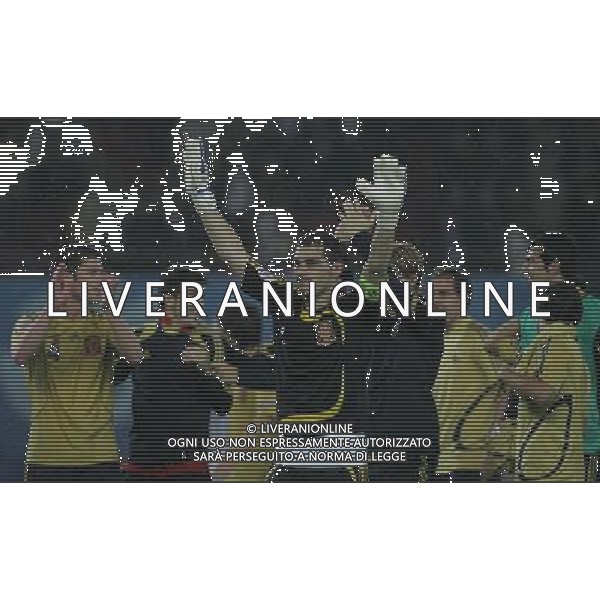 Russia - Spagna Semifinali Europei 26/06/2008 nella foto l\'esultanza dei giocatori della spagna a fine gara - iker casillas ph luzzani/Ag. Aldo Liverani Sas