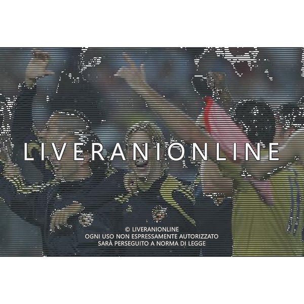 Russia - Spagna Semifinali Europei 26/06/2008 nella foto l\'esultanza dei giocatori della spagna a fine gara - fernando torres ph luzzani/Ag. Aldo Liverani Sas