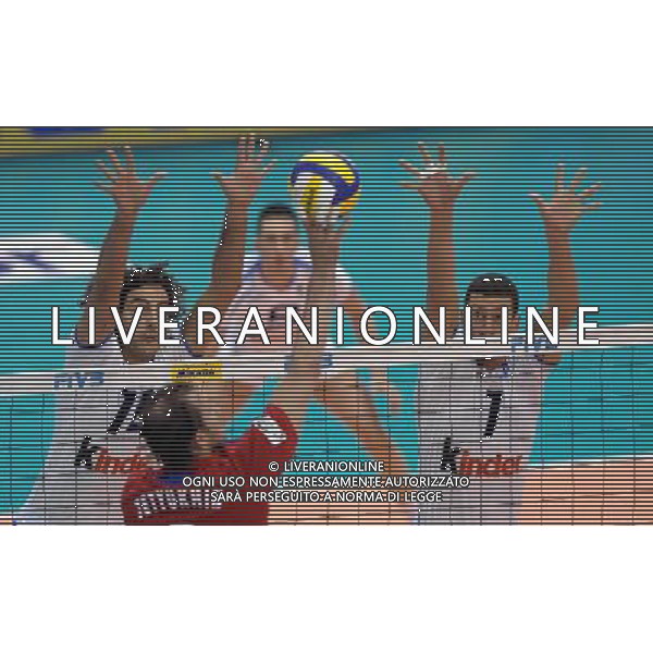 World League di Volley pool B Firenze - 26.06.2008 Italia-Russia Nella Foto:FEI ALESSANDRO-MASTRANGELO LUIGI /Ph.Vitez-Ag. Aldo Liverani