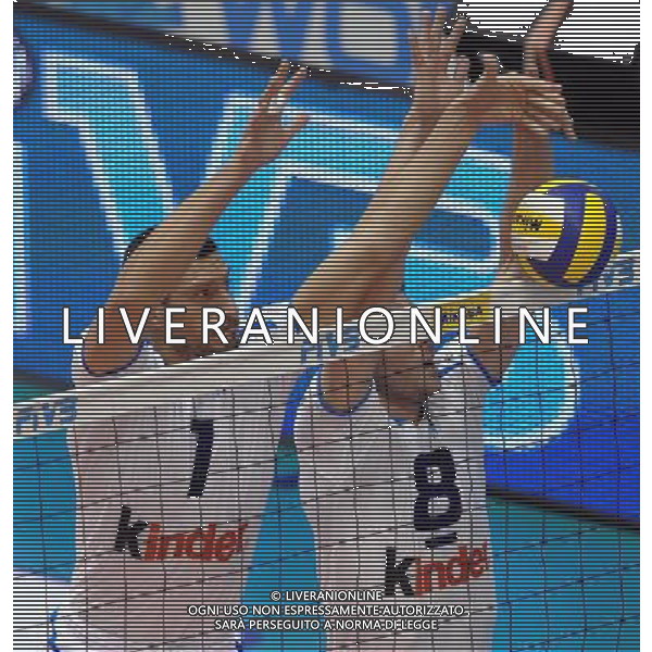World League di Volley pool B Firenze - 26.06.2008 Italia-Russia Nella Foto:MASTRANGELO LUIGI-CISOLLA ALBERTO /Ph.Vitez-Ag. Aldo Liverani