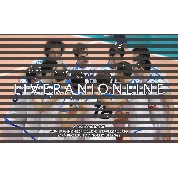 World League di Volley pool B Firenze - 26.06.2008 Italia-Russia Nella Foto:ITALIA ESULTANZA FINALE /Ph.Vitez-Ag. Aldo Liverani