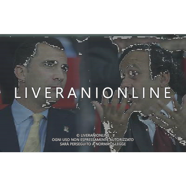 Vienna (AUT) 26-06-2008 Campionato europeo calcio EURO2008 semifinale russia-spagna 0:3 nella foto Felipe di Borbone e Michel Platini ph marco luzzani/ag aldo liverani s.a.s.