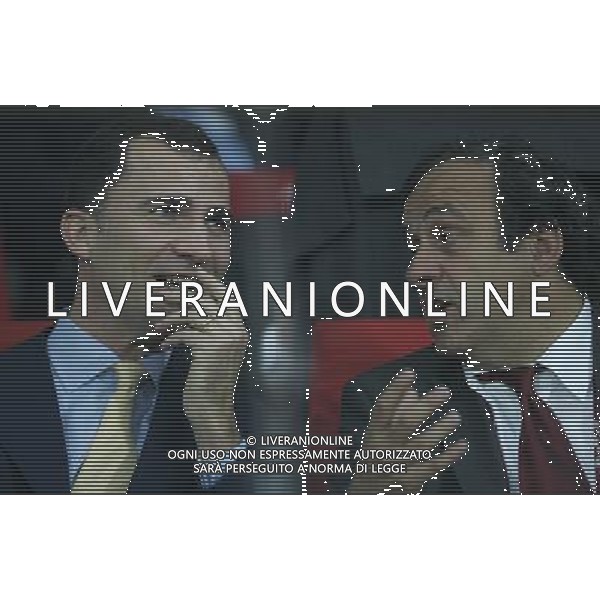 Vienna (AUT) 26-06-2008 Campionato europeo calcio EURO2008 semifinale russia-spagna 0:3 nella foto Felipe di Borbone e Michel Platini ph marco luzzani/ag aldo liverani s.a.s.