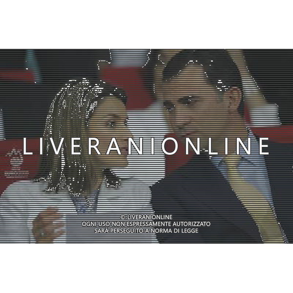 Vienna (AUT) 26-06-2008 Campionato europeo calcio EURO2008 semifinale russia-spagna 0:3 nella foto Laetitia Ortiz e Felipe di Borbone ph marco luzzani/ag aldo liverani s.a.s.