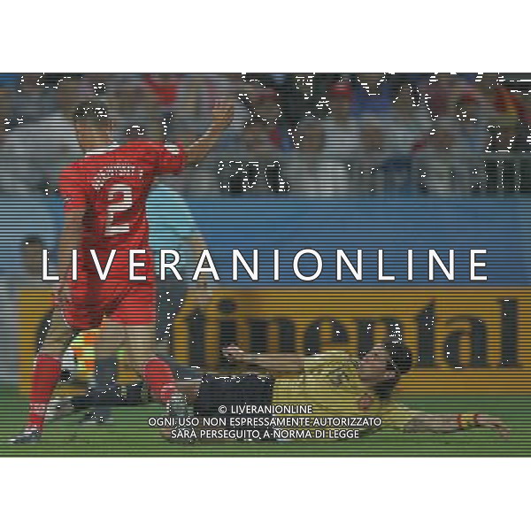 Vienna (AUT) 26-06-2008 Campionato europeo calcio EURO2008 semifinale russia-spagna 0:3 nella foto sergio ramos e vasili berezutski ph marco luzzani/ag aldo liverani s.a.s.