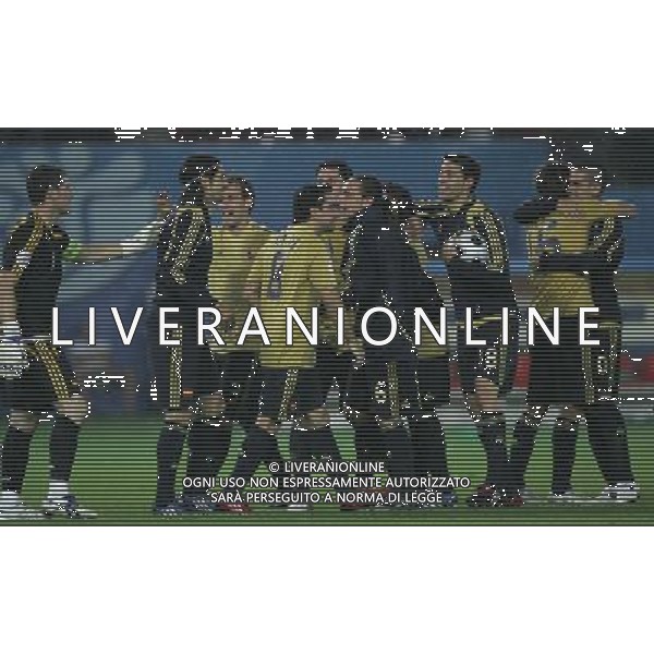 Vienna (AUT) 26-06-2008 Campionato europeo calcio EURO2008 semifinale russia-spagna 0:3 nella foto spagna esulta a fine gara ph marco luzzani/ag aldo liverani s.a.s.