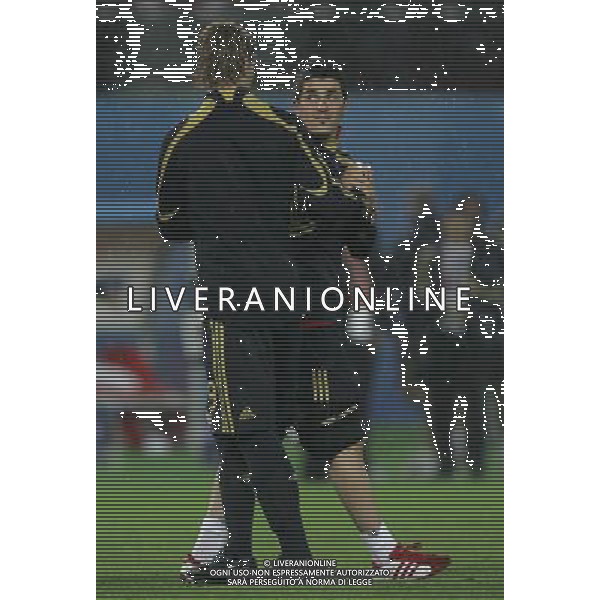 Vienna (AUT) 26-06-2008 Campionato europeo calcio EURO2008 semifinale russia-spagna 0:3 nella foto fernando torres e david villa esultano a fine gara ph marco luzzani/ag aldo liverani s.a.s.