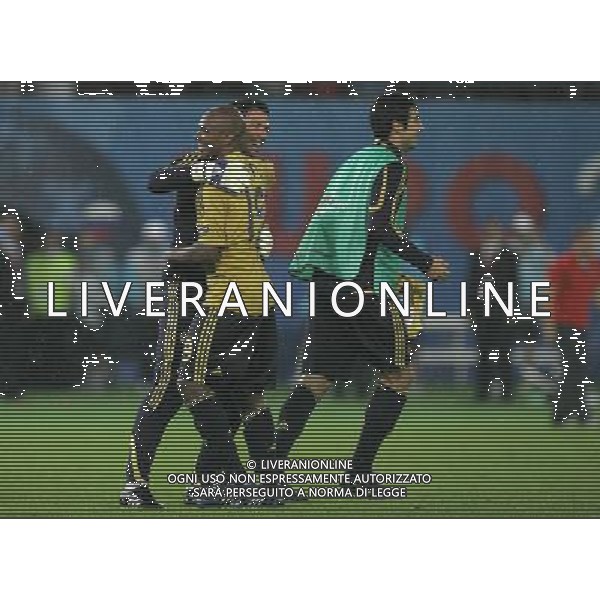 Vienna (AUT) 26-06-2008 Campionato europeo calcio EURO2008 semifinale russia-spagna 0:3 nella foto spagna esulta a fine gara ph marco luzzani/ag aldo liverani s.a.s.