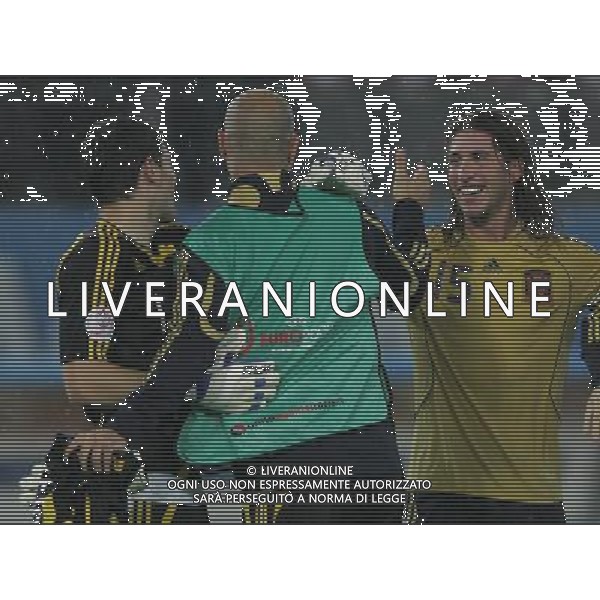 Vienna (AUT) 26-06-2008 Campionato europeo calcio EURO2008 semifinale russia-spagna 0:3 nella foto spagna esulta a fine gara ph marco luzzani/ag aldo liverani s.a.s.