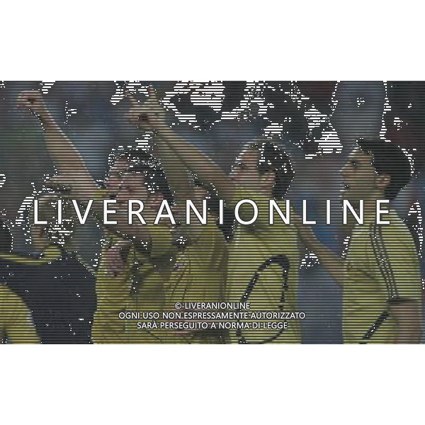 Vienna (AUT) 26-06-2008 Campionato europeo calcio EURO2008 semifinale russia-spagna 0:3 nella foto spagna esulta a fine gara ph marco luzzani/ag aldo liverani s.a.s.