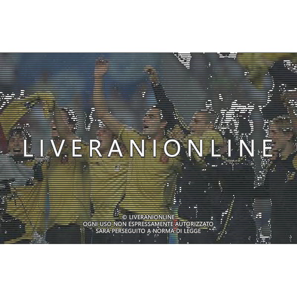 Vienna (AUT) 26-06-2008 Campionato europeo calcio EURO2008 semifinale russia-spagna 0:3 nella foto spagna esulta a fine gara ph marco luzzani/ag aldo liverani s.a.s.