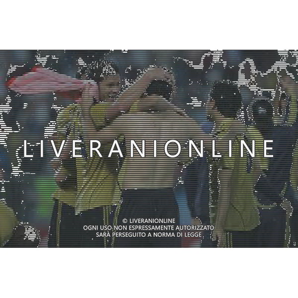 Vienna (AUT) 26-06-2008 Campionato europeo calcio EURO2008 semifinale russia-spagna 0:3 nella foto spagna esulta a fine gara ph marco luzzani/ag aldo liverani s.a.s.