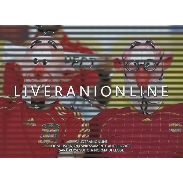 Germania - Spagna Finale Europei Vienna 29/06/2008 nella foto tifosi spagna ph luzzani/Ag. Aldo Liverani Sas