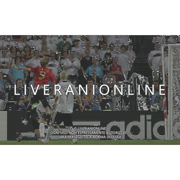 Germania - Spagna Finale Europei Vienna 29/06/2008 nella foto palo di fernando torres ph luzzani/Ag. Aldo Liverani Sas