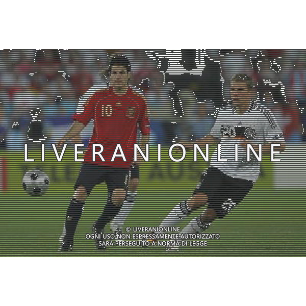 Germania - Spagna Finale Europei Vienna 29/06/2008 nella foto podolski e fabregas ph luzzani/Ag. Aldo Liverani Sas