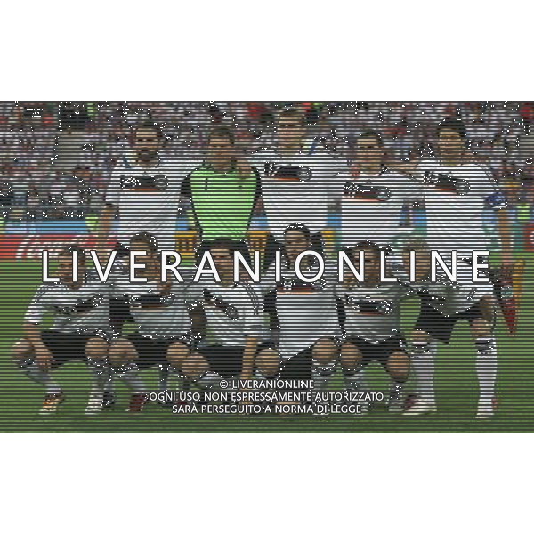 Germania - Spagna Finale Europei Vienna 29/06/2008 nella foto formazione della germania ph luzzani/Ag. Aldo Liverani Sas