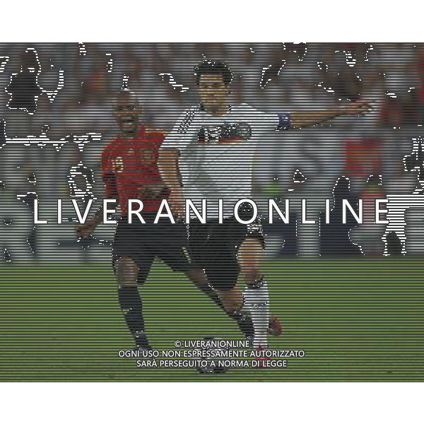 Germania - Spagna Finale Europei Vienna 29/06/2008 nella foto michael ballack e senna ph luzzani/Ag. Aldo Liverani Sas