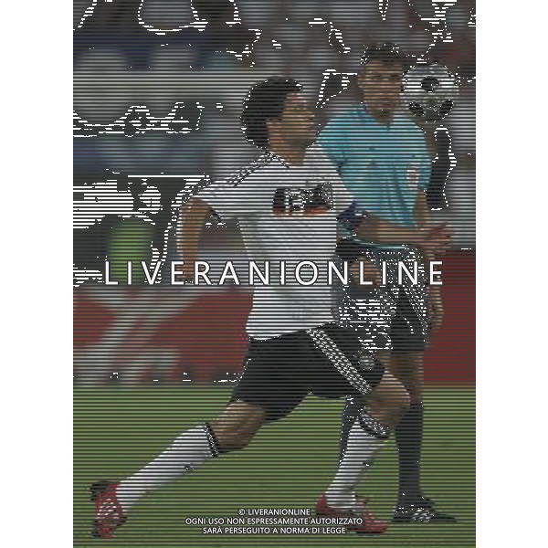 Germania - Spagna Finale Europei Vienna 29/06/2008 nella foto arbitro rosetti e michael ballack ph luzzani/Ag. Aldo Liverani Sas
