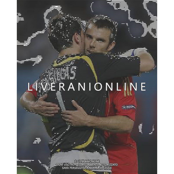 Germania - Spagna Finale Europei Vienna 29/06/2008 nella foto esultanza dopo il gol di fernando torres del 0-1 di casillas e marchena ph luzzani/Ag. Aldo Liverani Sas