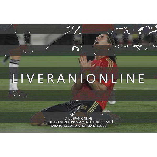 Germania - Spagna Finale Europei Vienna 29/06/2008 nella foto sergio ramos dopo l\'occasione mancata ph luzzani/Ag. Aldo Liverani Sas