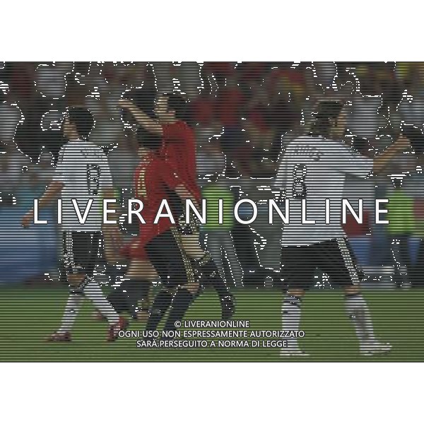 Germania - Spagna Finale Europei Vienna 29/06/2008 nella foto esultanza dei giocatori della spagna a fine gara ph luzzani/Ag. Aldo Liverani Sas