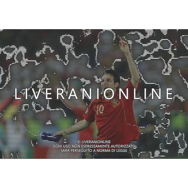 Germania - Spagna Finale Europei Vienna 29/06/2008 nella foto esultanza dei giocatori della spagna a fine gara - fabregas ph luzzani/Ag. Aldo Liverani Sas