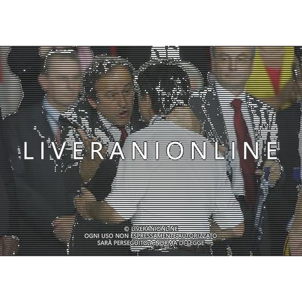 Germania - Spagna Finale Europei Vienna 29/06/2008 nella foto Michel Platini con joachim low ph luzzani/Ag. Aldo Liverani Sas