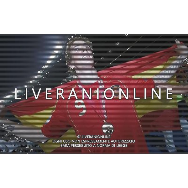 Germania - Spagna Finale Europei Vienna 29/06/2008 nella foto festeggiamenti dei giocatori della spagna a fine gara - fernanado torres ph luzzani/Ag. Aldo Liverani Sas