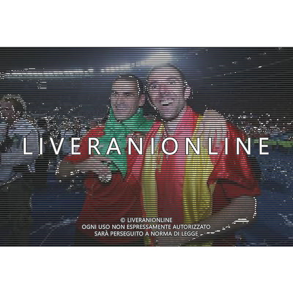 Germania - Spagna Finale Europei Vienna 29/06/2008 nella foto festeggiamenti dei giocatori della spagna a fine gara ph luzzani/Ag. Aldo Liverani Sas