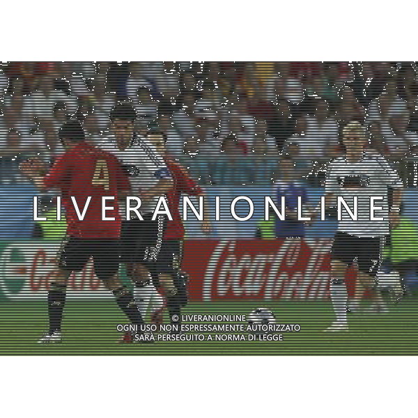 Vienna (AUT) 29-06-2008 Campionato europeo calcio EURO2008 FINALE germania-spagna 0:1 nella foto michael ballack e carlos marchena ph marco luzzani/ag aldo liverani s.a.s.