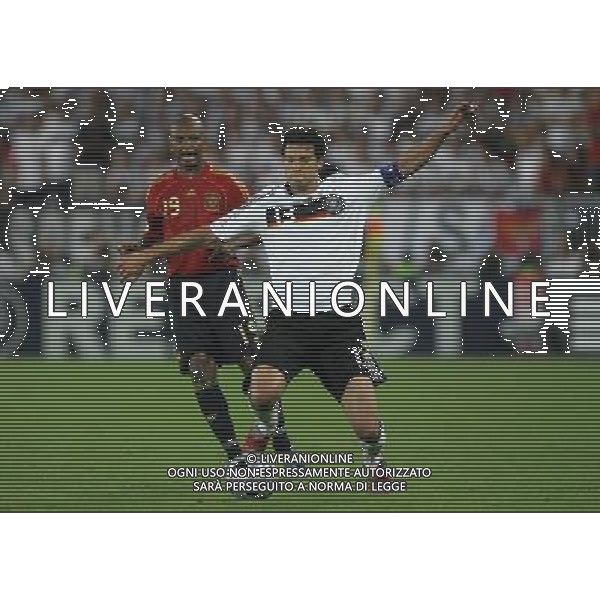 Vienna (AUT) 29-06-2008 Campionato europeo calcio EURO2008 FINALE germania-spagna 0:1 nella foto michael ballack e marcos senna ph marco luzzani/ag aldo liverani s.a.s.