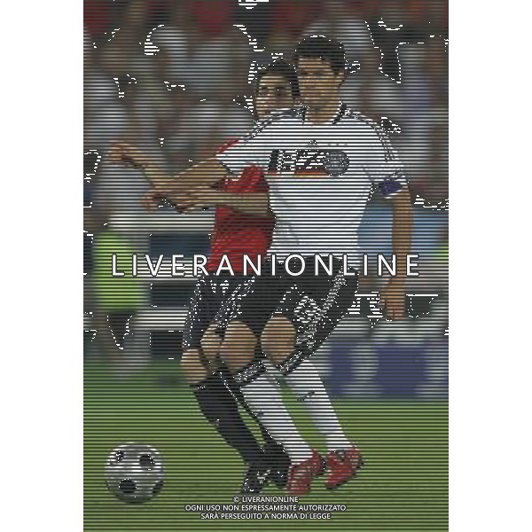 Vienna (AUT) 29-06-2008 Campionato europeo calcio EURO2008 FINALE germania-spagna 0:1 nella foto michael ballack e cesc fabregas ph marco luzzani/ag aldo liverani s.a.s.