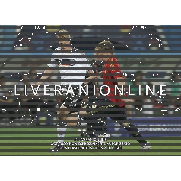 Vienna (AUT) 29-06-2008 Campionato europeo calcio EURO2008 FINALE germania-spagna 0:1 nella foto fernando torres e marcell jansen ph marco luzzani/ag aldo liverani s.a.s.