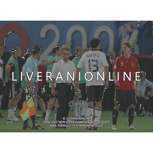 Vienna (AUT) 29-06-2008 Campionato europeo calcio EURO2008 FINALE germania-spagna 0:1 nella foto michael ballack e fernando torres ph marco luzzani/ag aldo liverani s.a.s.