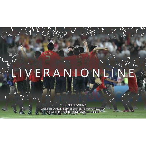 Vienna (AUT) 29-06-2008 Campionato europeo calcio EURO2008 FINALE germania-spagna 0:1 nella foto esultanza spagna a fine gara ph marco luzzani/ag aldo liverani s.a.s.