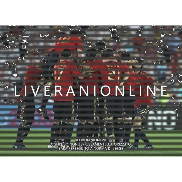 Vienna (AUT) 29-06-2008 Campionato europeo calcio EURO2008 FINALE germania-spagna 0:1 nella foto esultanza spagna a fine gara ph marco luzzani/ag aldo liverani s.a.s.