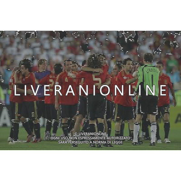 Vienna (AUT) 29-06-2008 Campionato europeo calcio EURO2008 FINALE germania-spagna 0:1 nella foto esultanza spagna a fine gara ph marco luzzani/ag aldo liverani s.a.s.