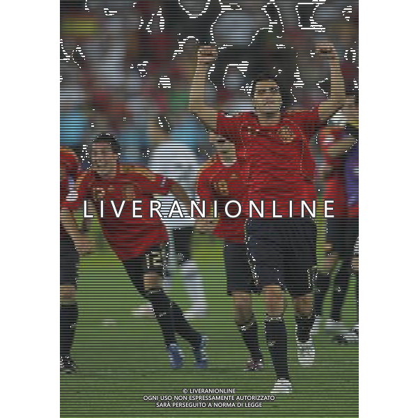 Vienna (AUT) 29-06-2008 Campionato europeo calcio EURO2008 FINALE germania-spagna 0:1 nella foto daniel guiza esulta a fine gara ph marco luzzani/ag aldo liverani s.a.s.