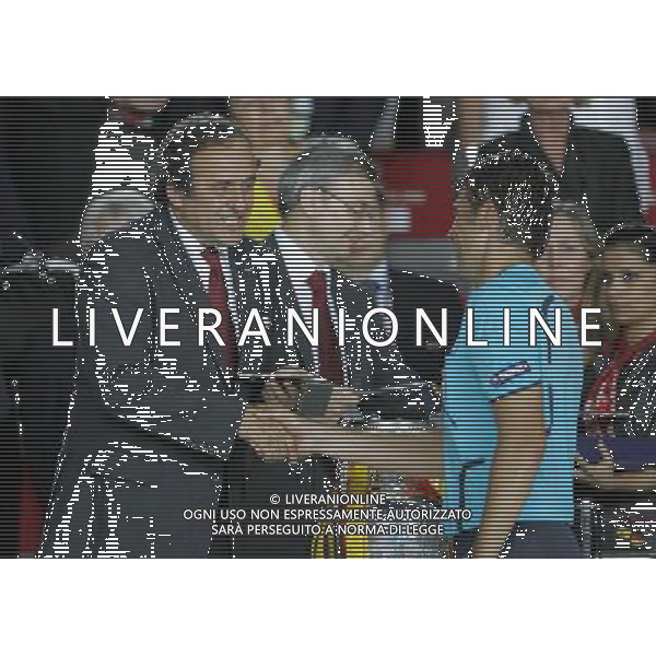 Vienna (AUT) 29-06-2008 Campionato europeo calcio EURO2008 FINALE germania-spagna 0:1 nella foto michel platini e roberto rosetti ph marco luzzani/ag aldo liverani s.a.s.