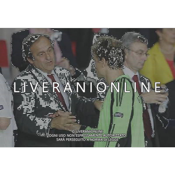 Vienna (AUT) 29-06-2008 Campionato europeo calcio EURO2008 FINALE germania-spagna 0:1 nella foto michel platini e jens lehmann ph marco luzzani/ag aldo liverani s.a.s.