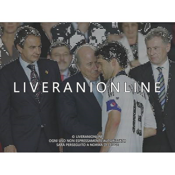 Vienna (AUT) 29-06-2008 Campionato europeo calcio EURO2008 FINALE germania-spagna 0:1 nella foto joseph blatter, michael ballack e zapatero ph marco luzzani/ag aldo liverani s.a.s.