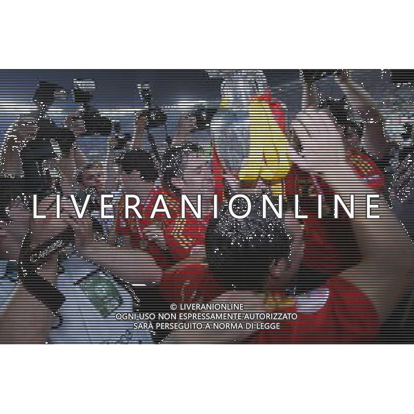 Vienna (AUT) 29-06-2008 Campionato europeo calcio EURO2008 FINALE germania-spagna 0:1 nella foto i giocatori spagnoli esultano ph marco luzzani/ag aldo liverani s.a.s.