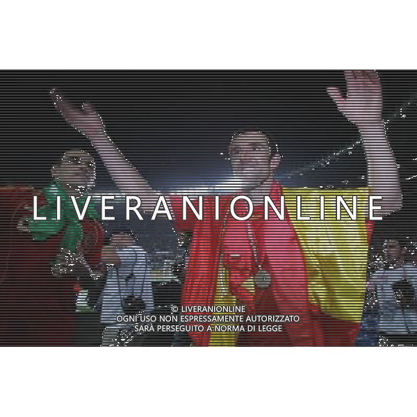 Vienna (AUT) 29-06-2008 Campionato europeo calcio EURO2008 FINALE germania-spagna 0:1 nella foto carlos marchena esulta ph marco luzzani/ag aldo liverani s.a.s.